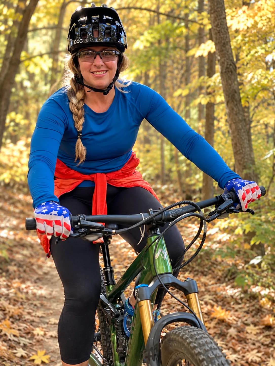 Dr. Moe mountain biking